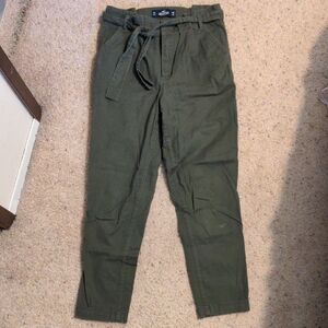 Papaerbag Waist Skinny Pants